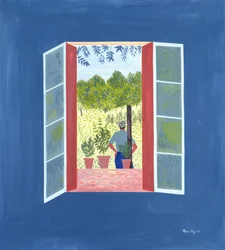 Zaid durch das Fenster, 1986